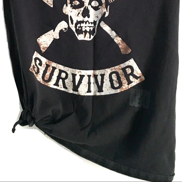 THE WALKING DEAD Survivor Logo Black Short Sleeve T-Shirt Size Small - Picture 5 of 8